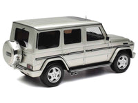2003 Mercedes-Benz G-Class 55 AMG Iridium Silver Metallic Limited Edition to 999 pieces Worldwide 1/18 Model Car by Otto Mobile