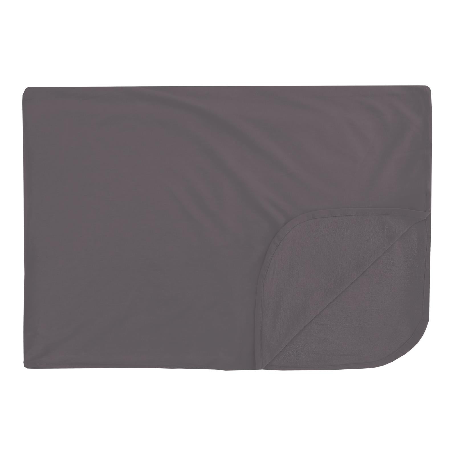 Fleece Stroller Blanket in Rain