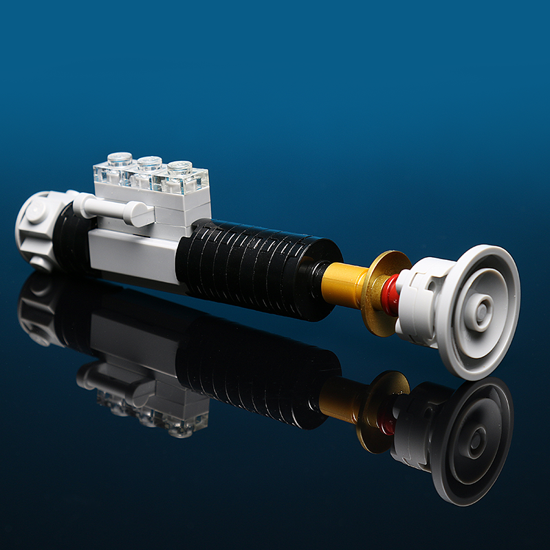 Old Ben Mini Lightsaber Building Kit made using LEGO parts - B3 Customs-Custom LEGO Kit-BIG FRENCHIES-B3 Customs