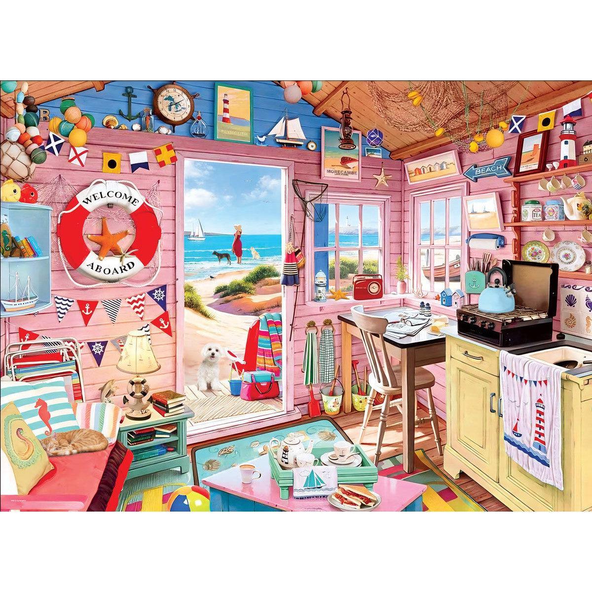 Ocean Cottage 1000 Piece Jigsaw Puzzle Eurographics - BIG FRENCHIES