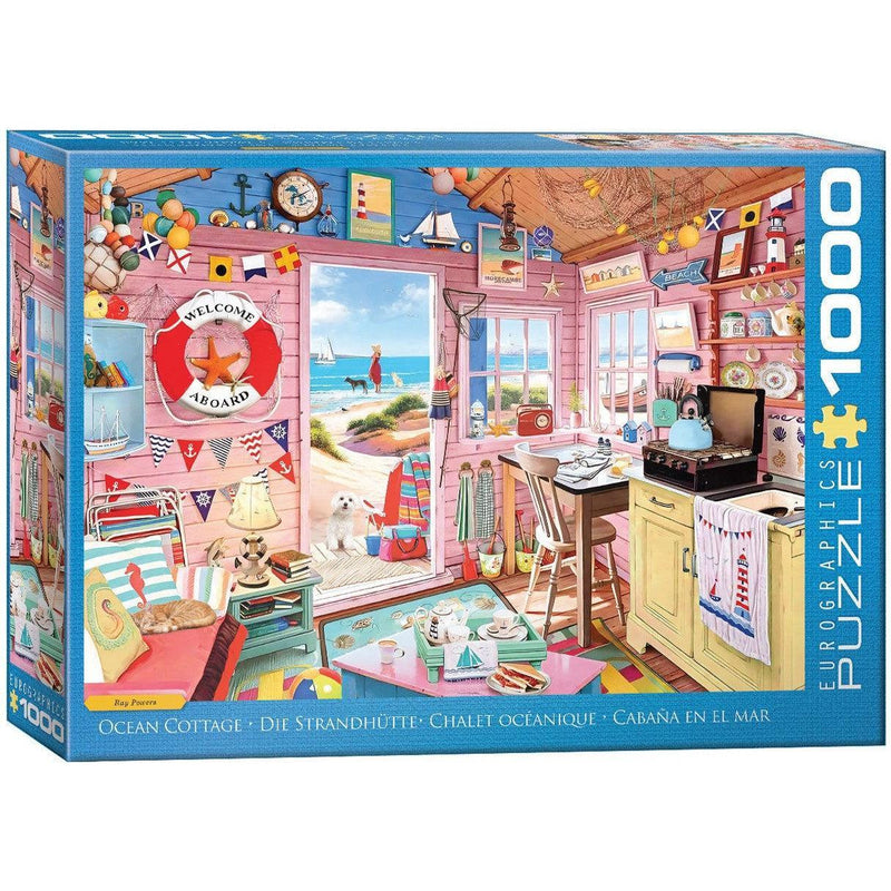 Ocean Cottage 1000 Piece Jigsaw Puzzle Eurographics - BIG FRENCHIES