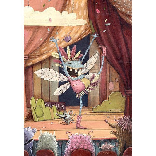 Off Broadway Zozoville 2000 Piece Jigsaw Puzzle Heye - BIG FRENCHIES