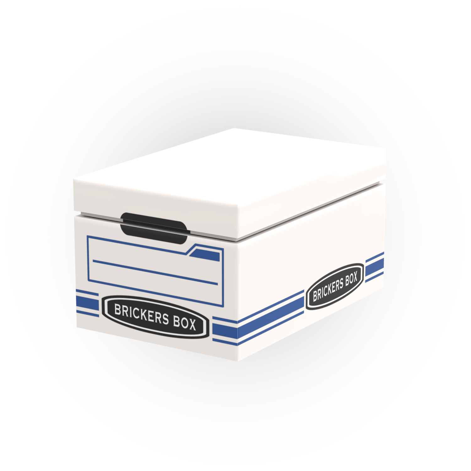 Office File Box (White )- Minifig Scale Custom Set - Made Using LEGO® Parts