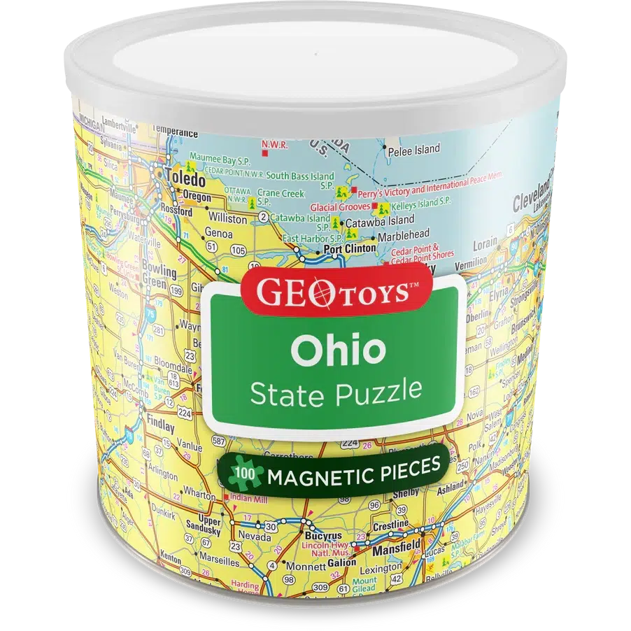 Ohio State 100 Piece Magnetic Jigsaw Puzzle Geotoys