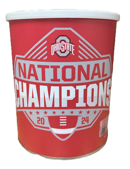 2024 National Champions Ohio State Buckeyes Gift Tin Basket - BIG FRENCHIES