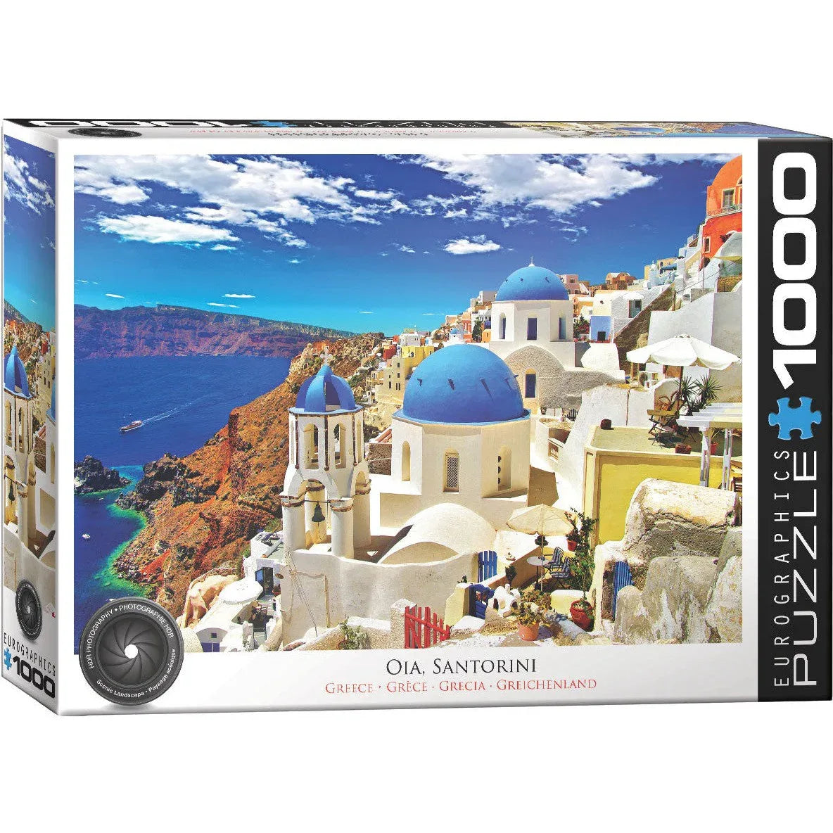 Oia Santorini Greece 1000 Piece Jigsaw Puzzle Eurographics - BIG FRENCHIES