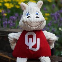 NCAA University of Oklahoma, Sooner Knottie® Plush Dog Toy - BIG FRENCHIES