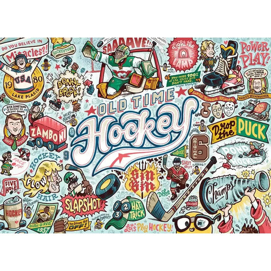 Old Time Hockey "Something's Amiss!" 1000 Piece Jigsaw Puzzle PuzzleTwist - BIG FRENCHIES