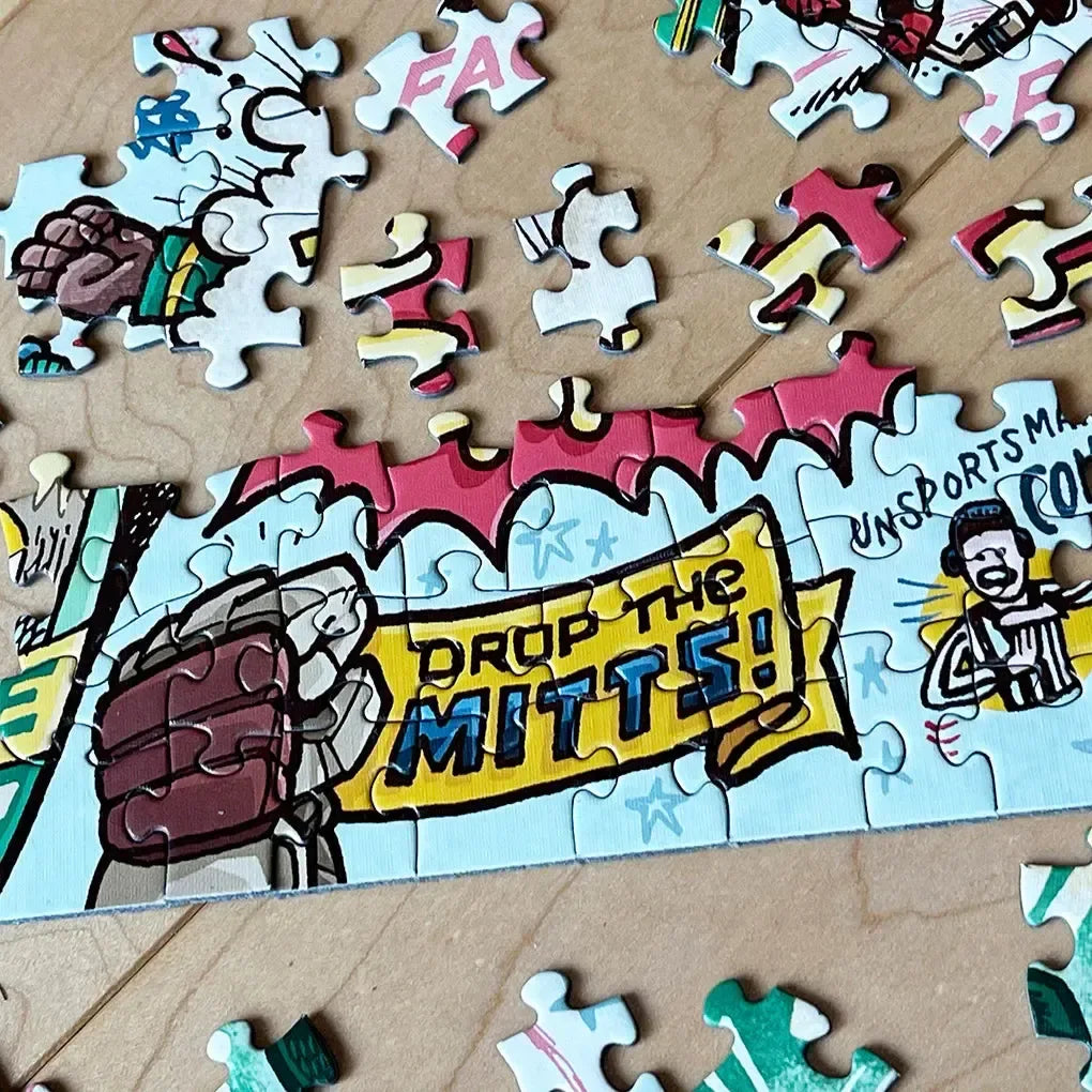 Old Time Hockey "Something's Amiss!" 1000 Piece Jigsaw Puzzle PuzzleTwist - BIG FRENCHIES
