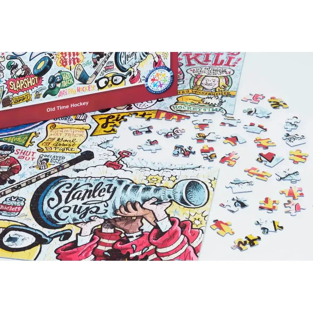 Old Time Hockey "Something's Amiss!" 1000 Piece Jigsaw Puzzle PuzzleTwist - BIG FRENCHIES