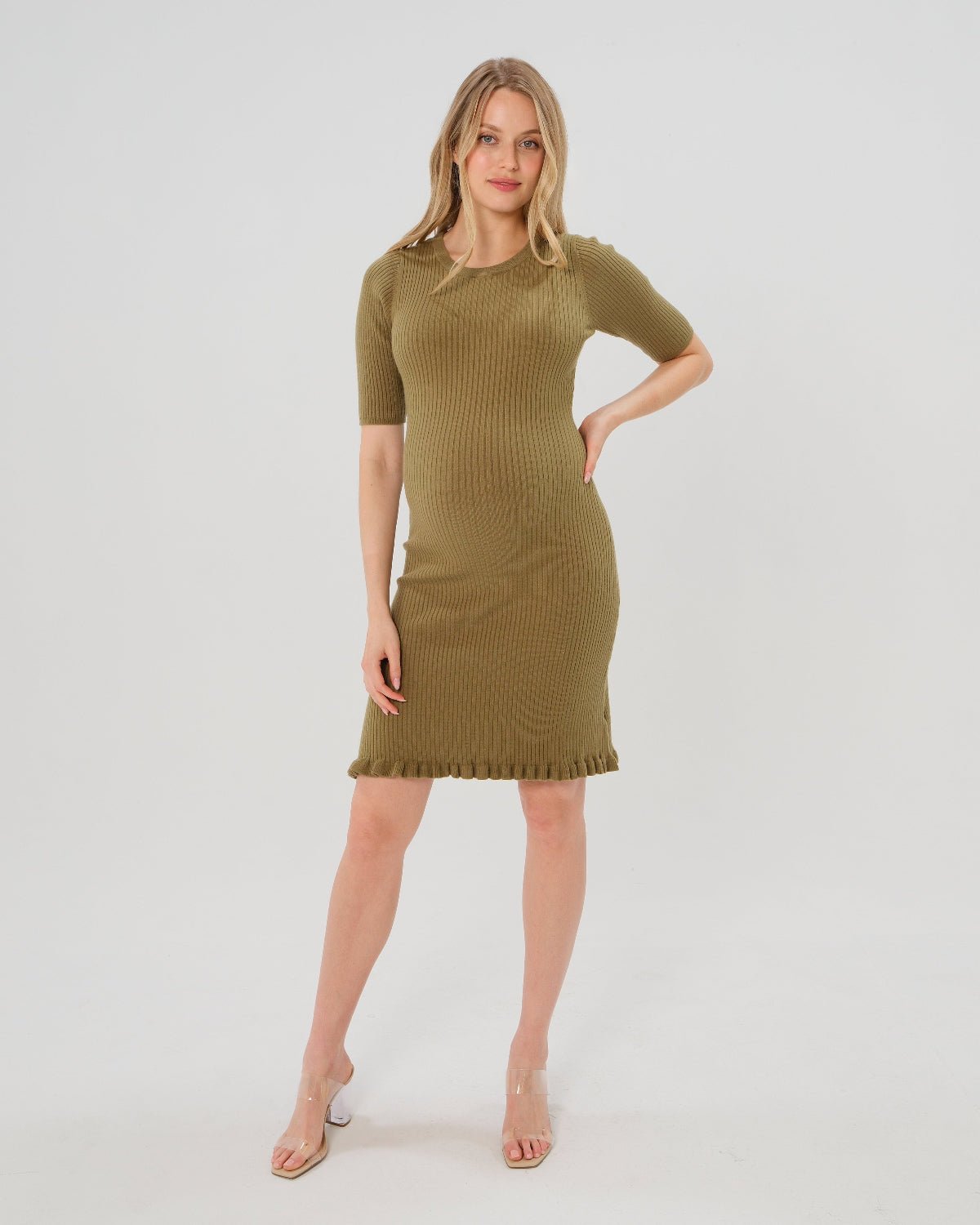 Olivia Maternity & Postpartum Sweater Dress - BIG FRENCHIES