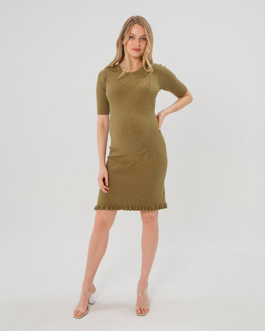 Olivia Maternity & Postpartum Sweater Dress - BIG FRENCHIES