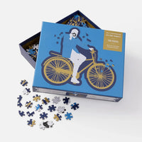On the Street 750 Piece Custom Shape Jigsaw Puzzle Potter - BIG FRENCHIES