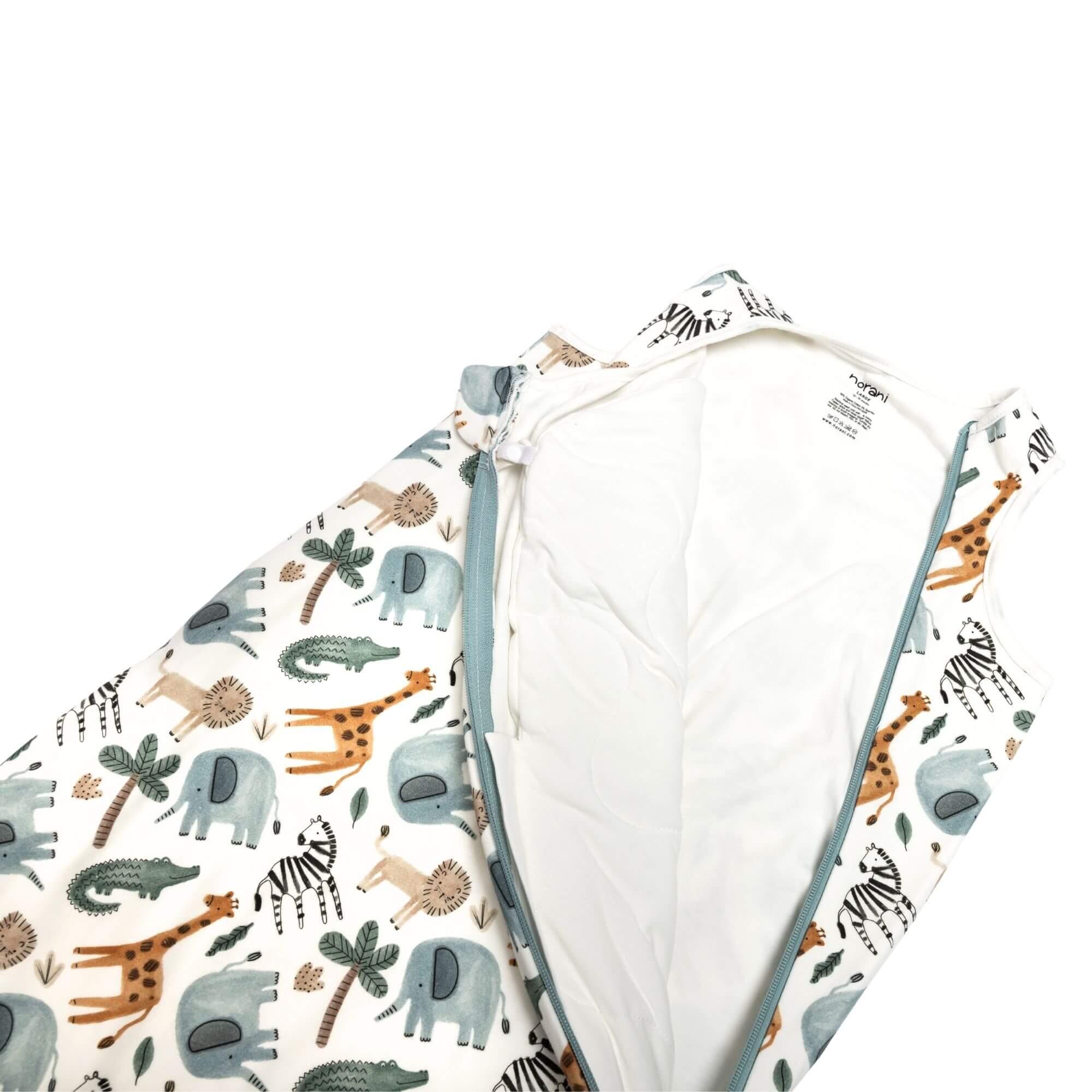 One & Done Sleep Sack - Safari Animals - BIG FRENCHIES