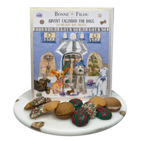 Dog Treats Advent Calendar - 24 Holiday Treats for Dogs - BIG FRENCHIES