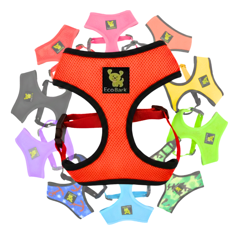 EcoBark Over-the-Head Dog Harnesses - 18 Colors & Patterns - BIG FRENCHIES