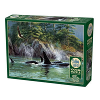 Orcas 1000 Piece Jigsaw Puzzle Cobble Hill