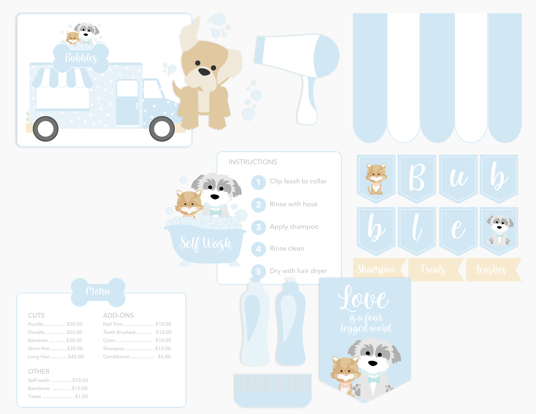 Dog Wash Pet Shampoo Dramatic Play