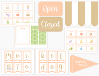 Farmer's Market Printable Dramatic Play