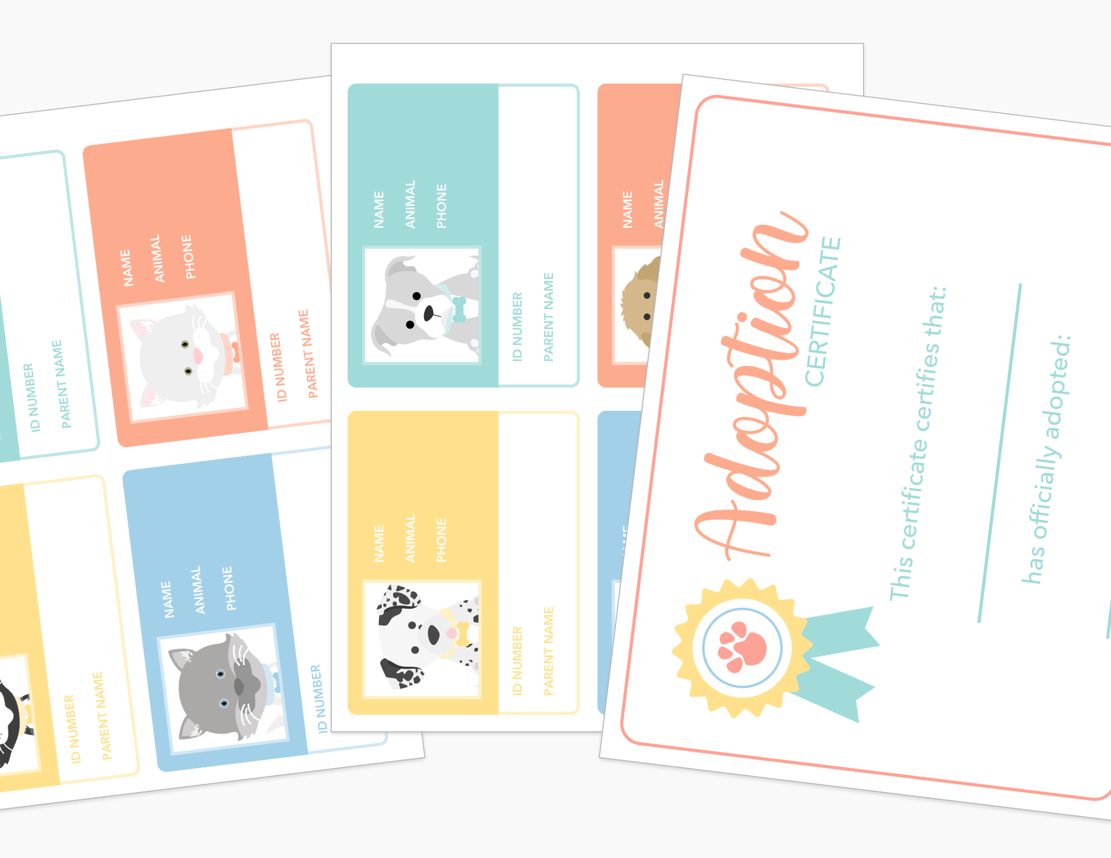 Pet Adoption Clinic Dramatic Play