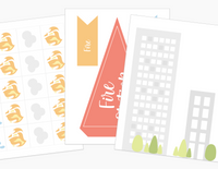 Fire Fighter & Fire Truck Printable Dramatic Play Kit