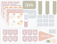 Flower Market Printable Dramatic Play