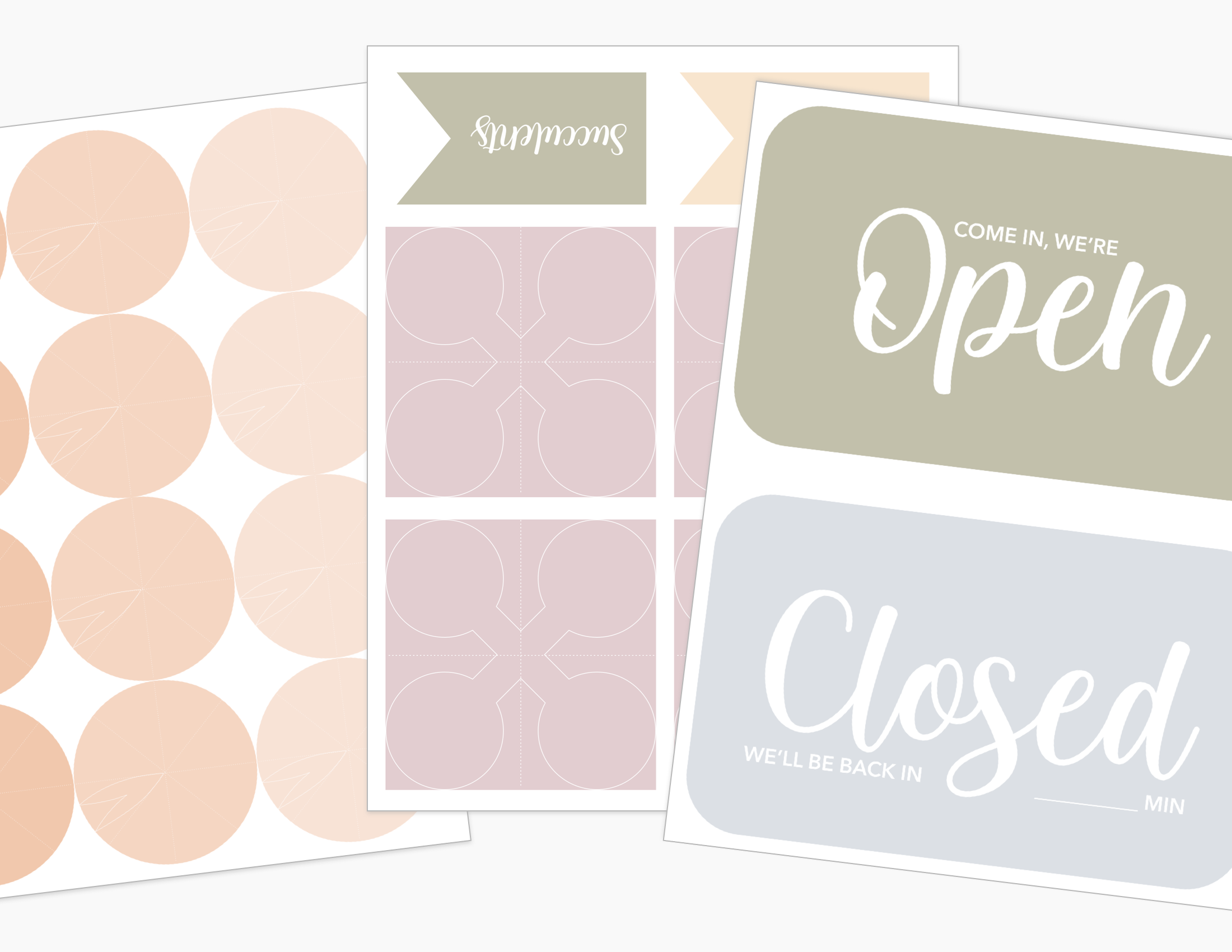 Flower Market Printable Dramatic Play