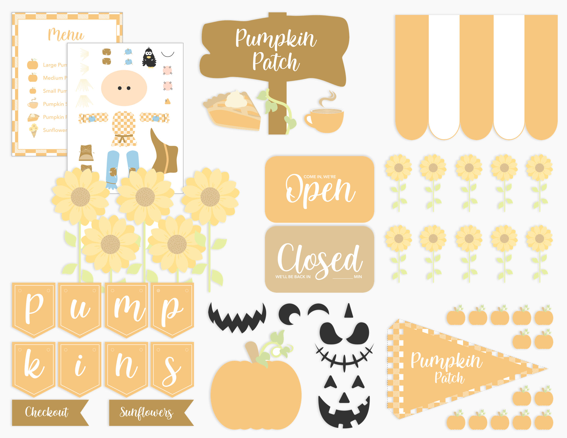 Pumpkin Patch Printable Dramatic Play
