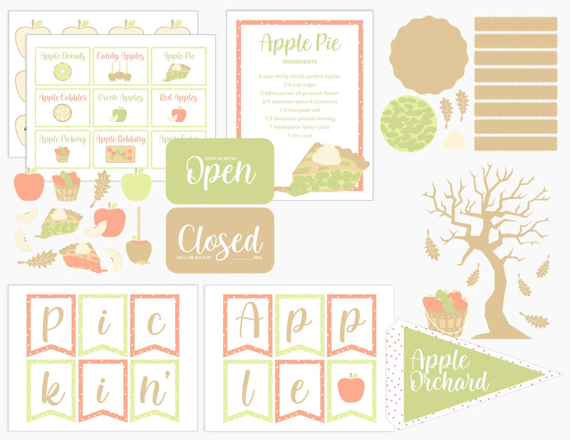 Apple Orchard Dramatic Play Printables - BIG FRENCHIES