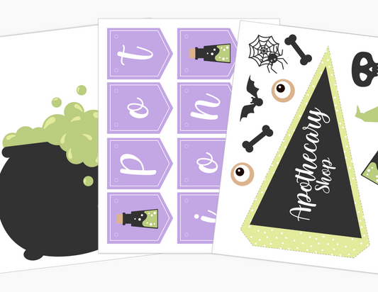 Witches Brew Apothecary Shop Dramatic Play