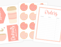 Valentines Bakery Printable Dramatic Play