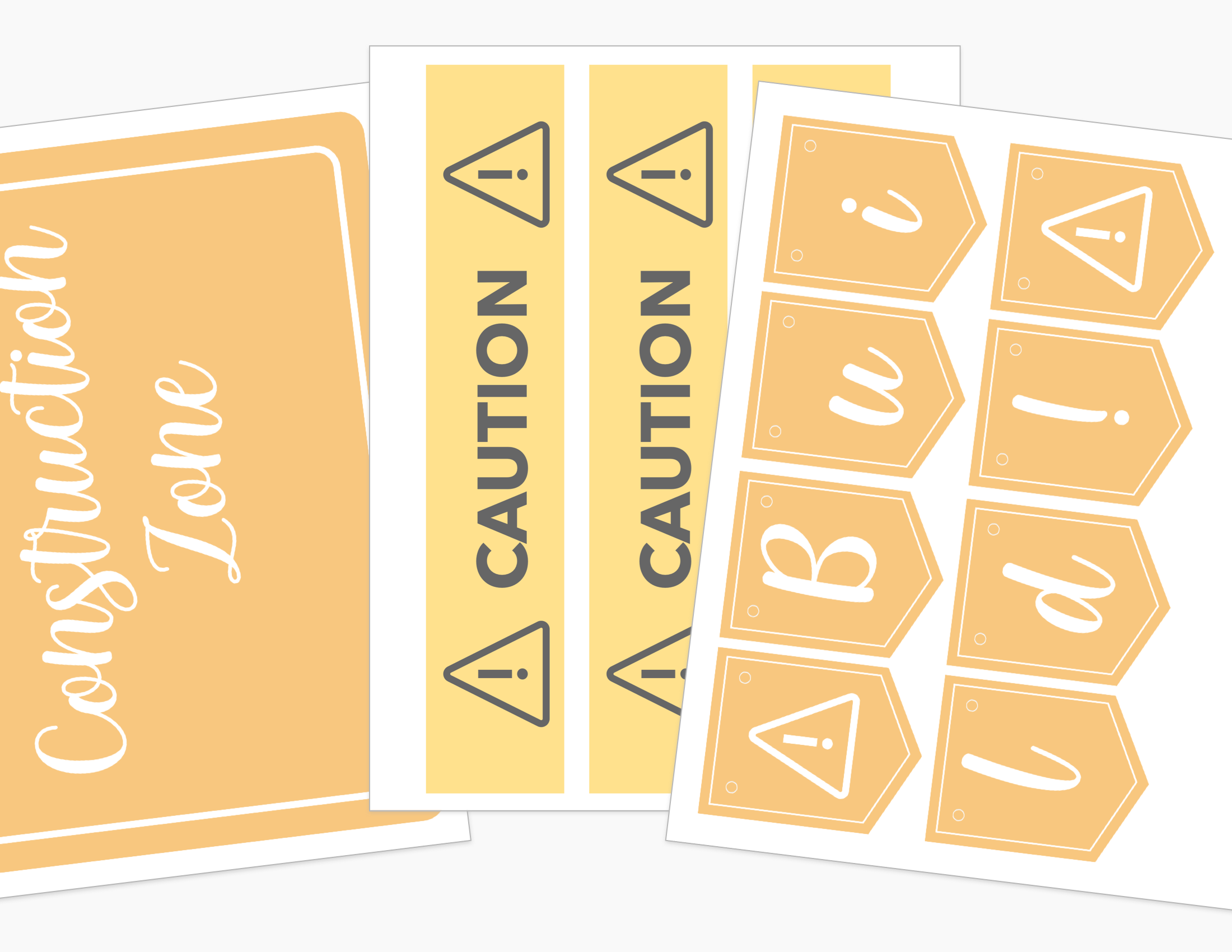 Construction Printable Dramatic Play Kit