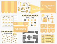 Construction Printable Dramatic Play Kit