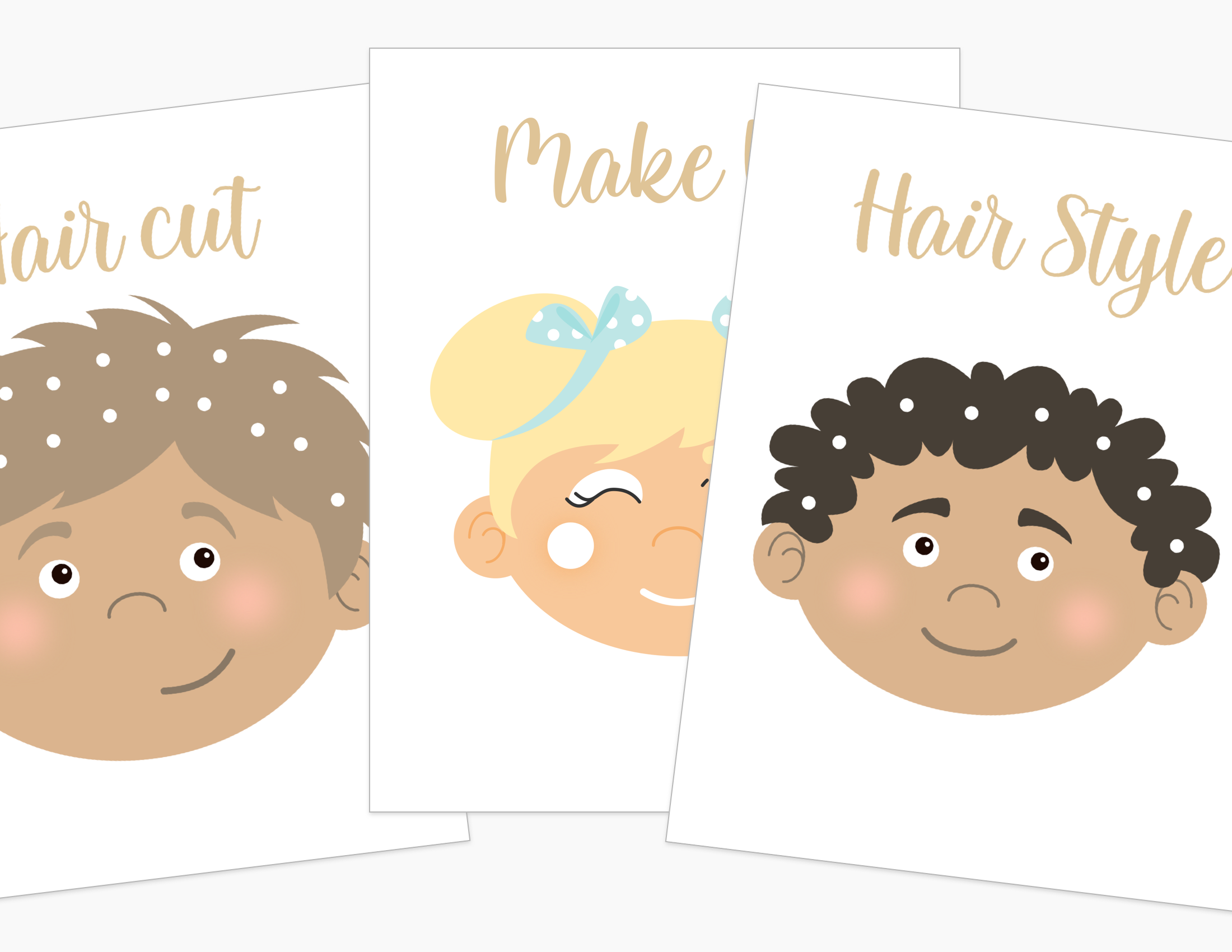 Hair & Nail Salon Dramatic Play Kit