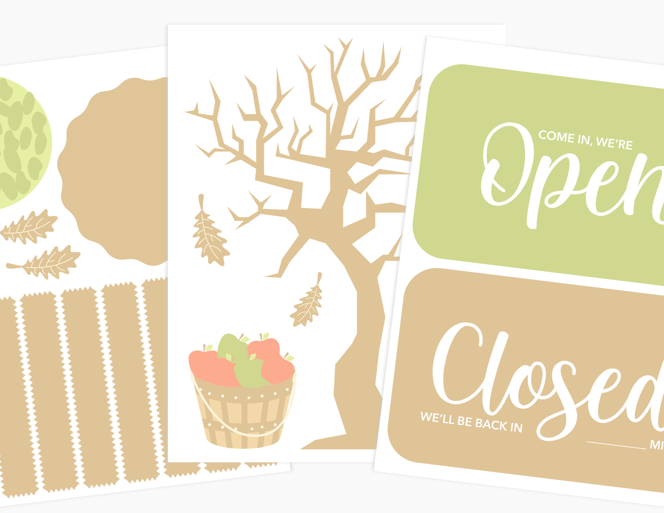 Apple Orchard Dramatic Play Printables