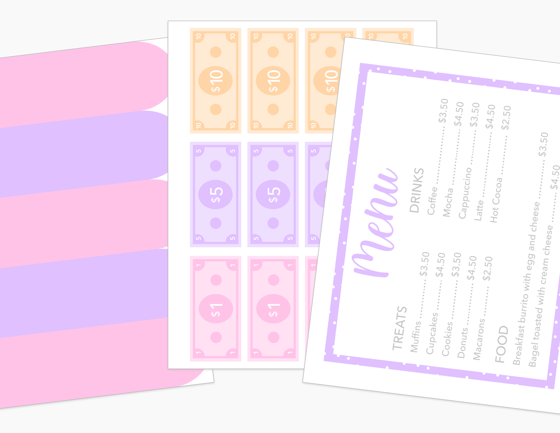 Sweet Heart Bakery Printable Dramatic Play