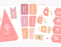 Coffee Shop Dramatic Play Digital Download Printable