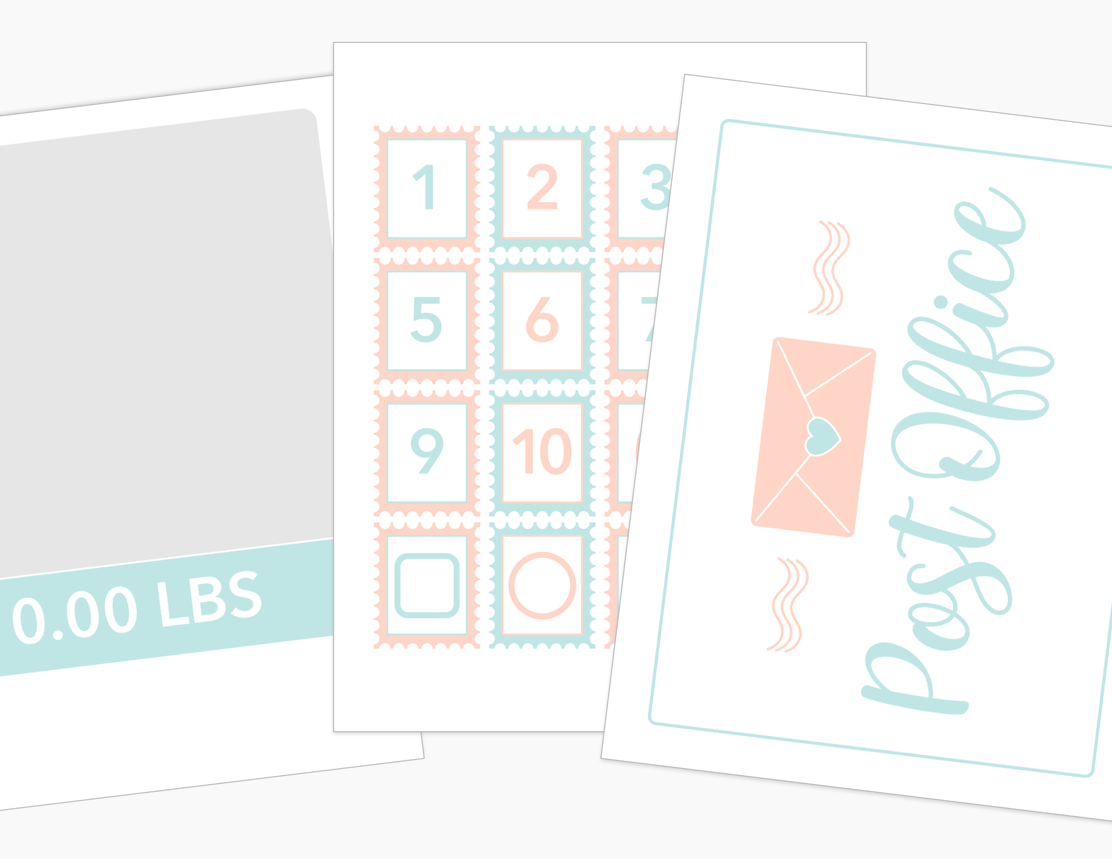 Post Office Printable Dramatic Play