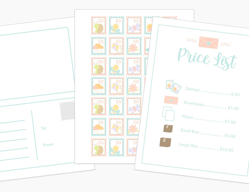 Post Office Printable Dramatic Play – BIG FRENCHIES