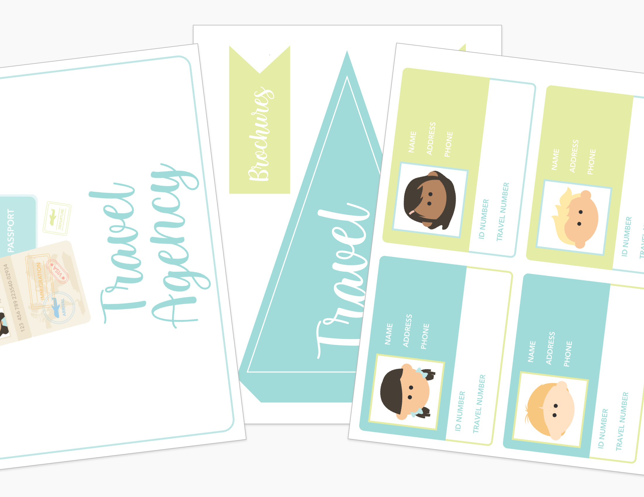 Travel Agency Dramatic Play