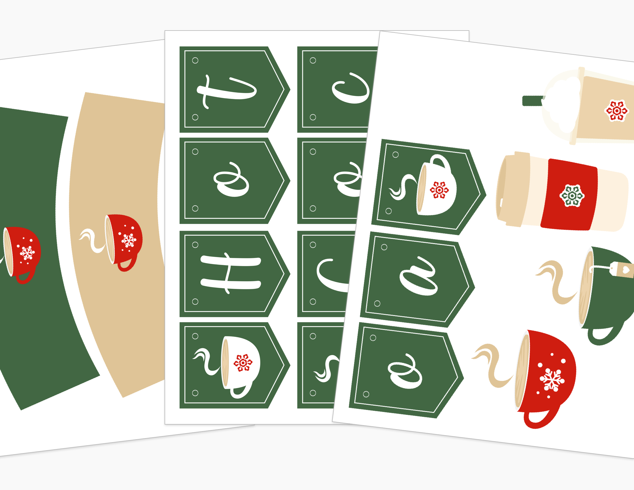 Hot Cocoa Dramatic Play Printables