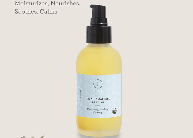 ORGANIC CALMING BABY OIL Nourishing, Soothing, Calming - BIG FRENCHIES