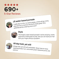 Organic Water Based Pomade