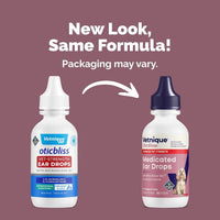 Oticbliss Cat & Dog Ear Infection Drops – MicroSilver & Hydrocortisone Relief