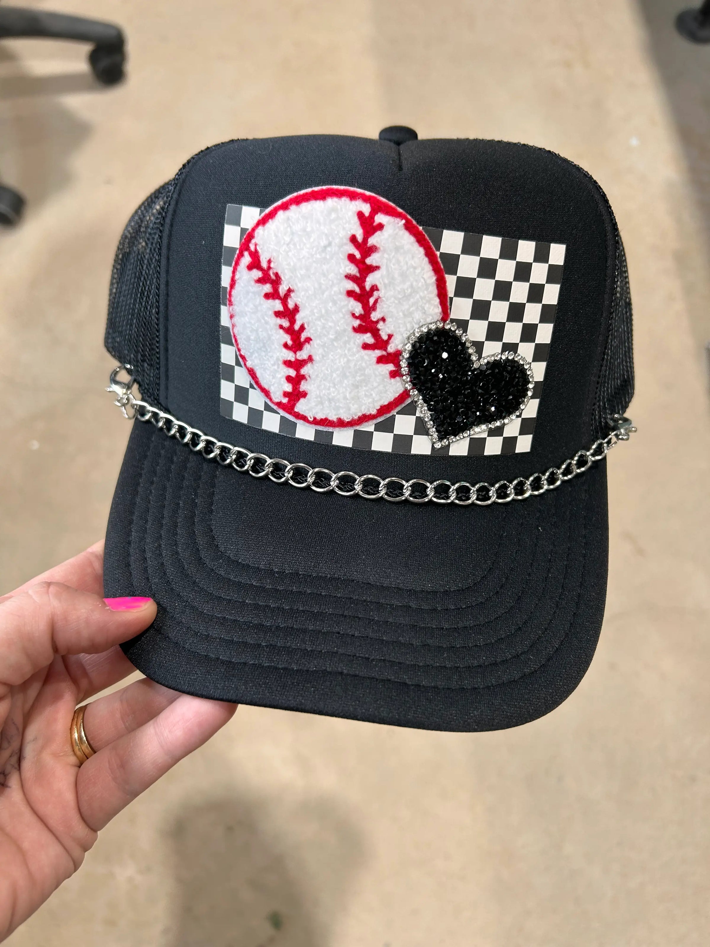 Over The Top Baseball Trucker Hat - BIG FRENCHIES