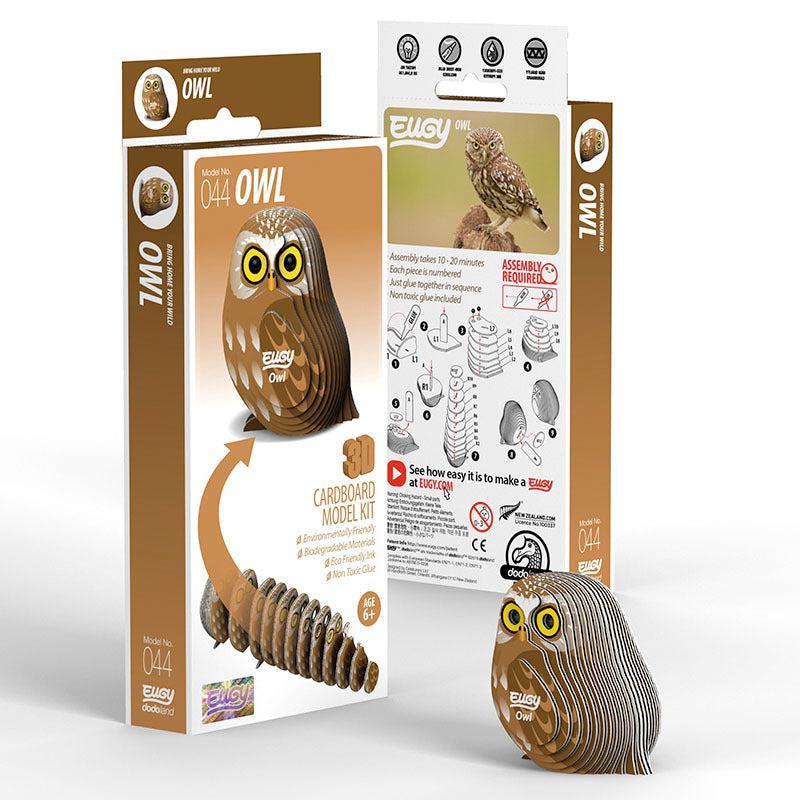 Owl 3D Cardboard Model Kit Eugy - BIG FRENCHIES