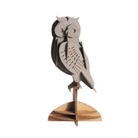 Owl 3D Cardboard Model Kit Fridolin