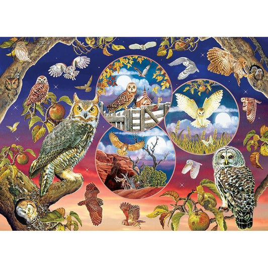 Owl Magic 1000 Piece Jigsaw Puzzle Cobble Hill - BIG FRENCHIES