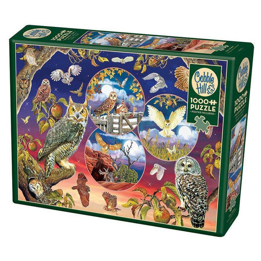 Owl Magic 1000 Piece Jigsaw Puzzle Cobble Hill - BIG FRENCHIES