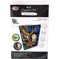 Owl and Fairy Tree Crystal Art Notebook Kit Craft Buddy